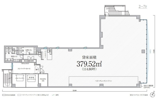 PMO市ヶ谷3F 間取り図