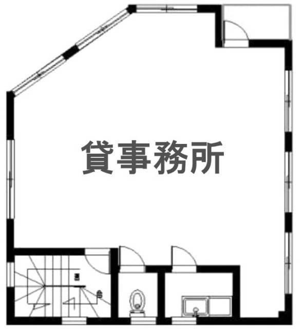 恭和ビル山吹町3F 間取り図