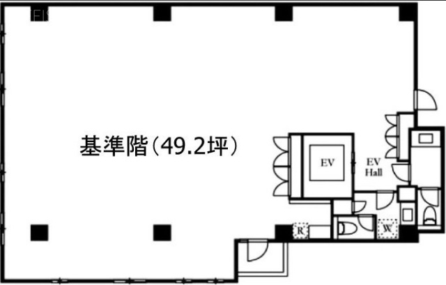 いちご渋谷宇田川町ビル6F 間取り図