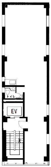 ラトリエメモワールビル2F 間取り図