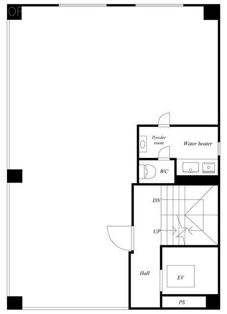 MORIビル4F 間取り図