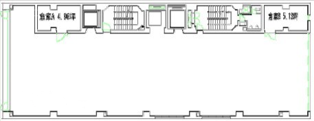 岩清日本橋ビル1F 間取り図