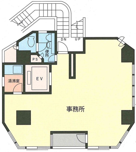 南麻布ビルB1F 間取り図