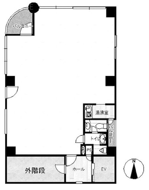 サンルートⅡビル5F 間取り図