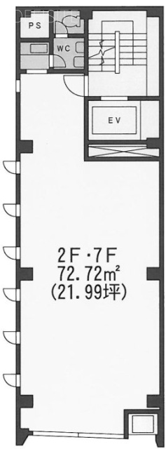 TRⅡビル4F 間取り図