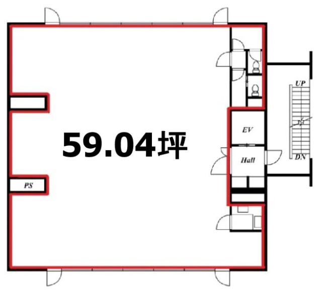 横山ビル3F 間取り図