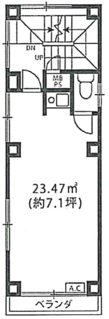 コダマビル2F 間取り図
