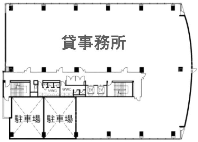 大樹生命北千住ビル7F 間取り図