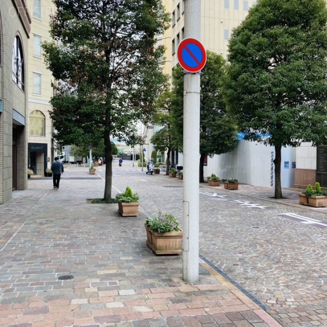 東京茶業会館 ビル前面道路