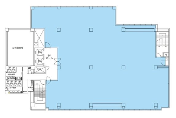 四谷安田ビル5F 間取り図