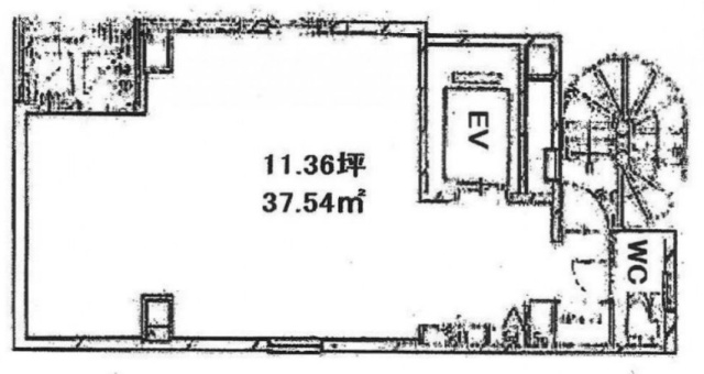 ハニー箱崎ビル6F 間取り図