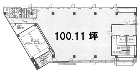 KY溜池ビル8F 間取り図