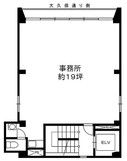 梅野産業ビル4F 間取り図