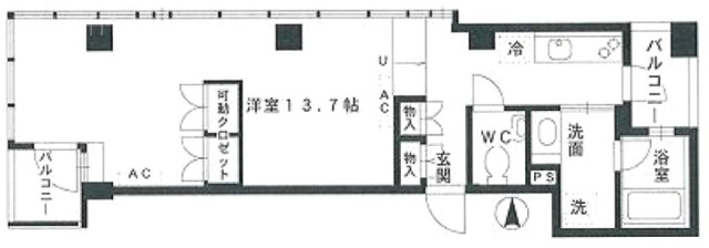 高橋ビル402 間取り図