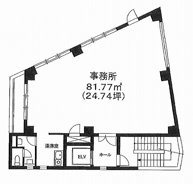EBISUTSビル2F 間取り図