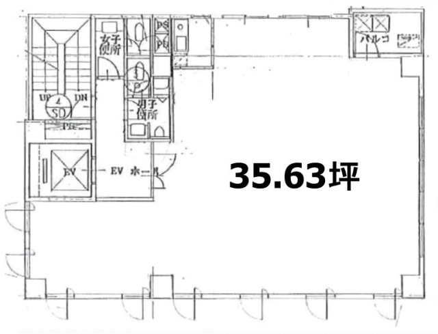 ハトヤ九段ビル2F 間取り図