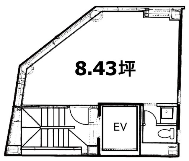 第2後藤ビル5F 間取り図