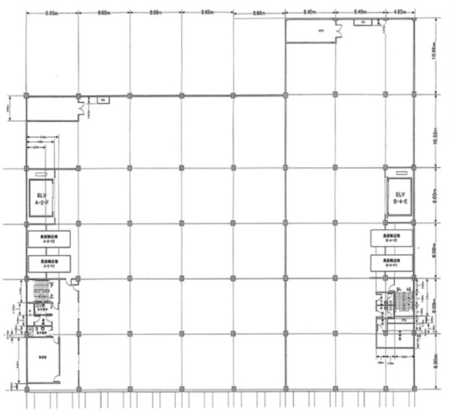 ワールド物流センター4F 間取り図