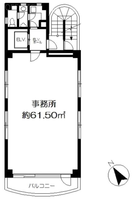 エビスエイトビル3F 間取り図
