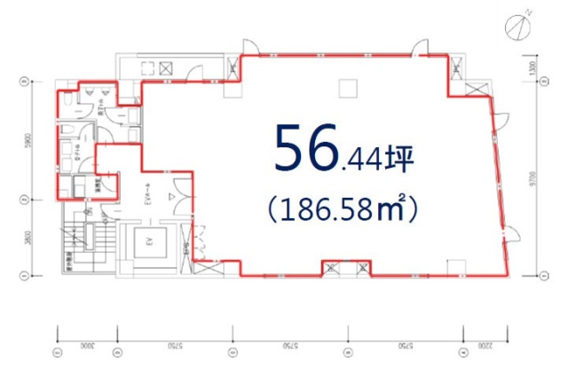 RECビル5F 間取り図