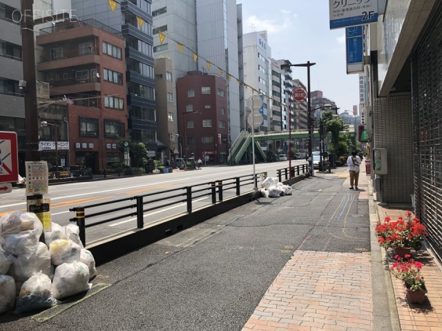 (仮)belle飯田橋 ビル前面道路