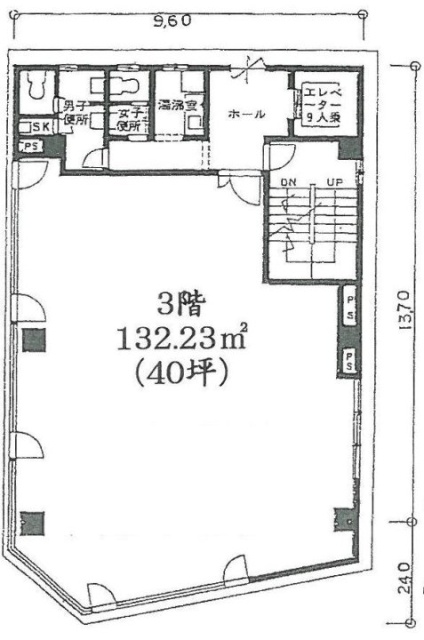 久松ビル3F 間取り図