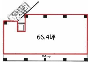 KN自由が丘プラザビル2F 間取り図