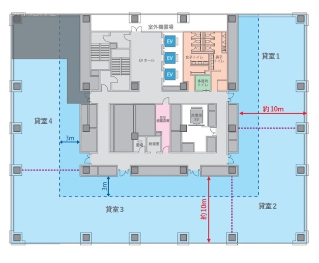 WTC annex803 間取り図