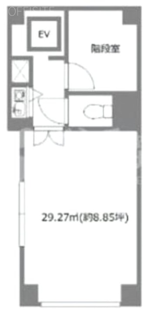 Sビル駿河台5F 間取り図