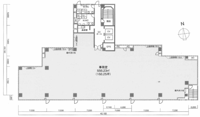 NREG秋葉原ビル6F 間取り図