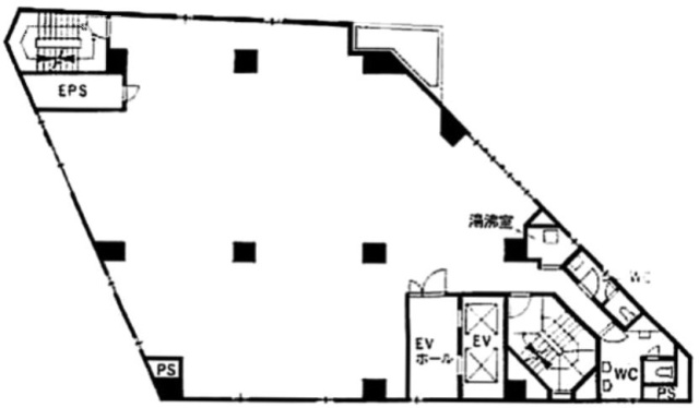 アサミビル5F 間取り図