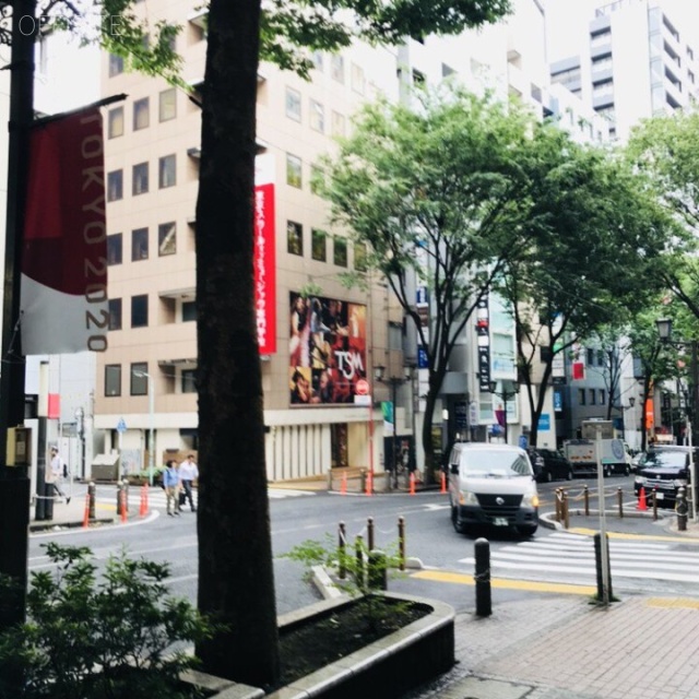 新栄宮益ビル ビル前面道路
