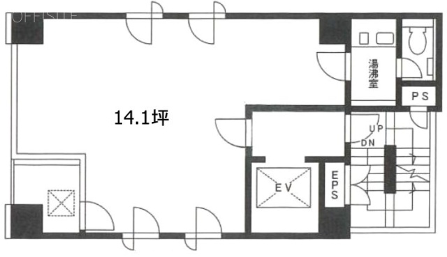 浜松町パークビル7F 間取り図