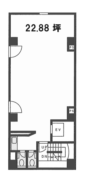 新富アネックスビル2F 間取り図