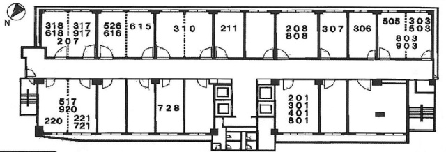 25山京ビル1F 間取り図