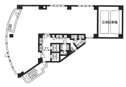 目黒炭やビル4F 間取り図