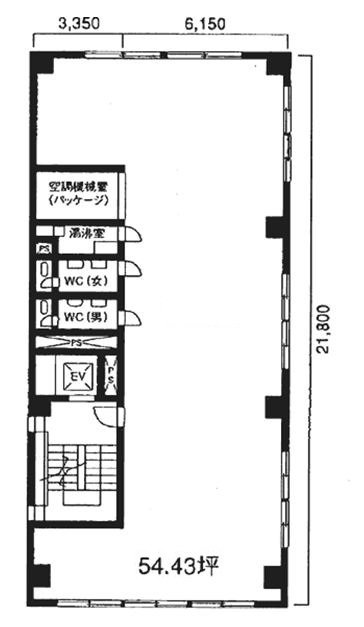 東洋ビル6F 間取り図