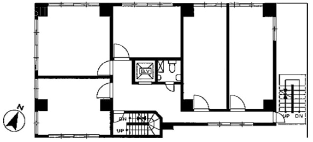 神田中央ビルB1F 間取り図