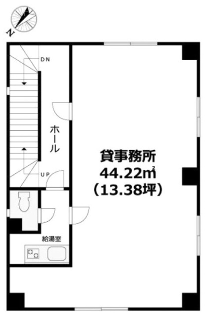 スペースエアービル4F 間取り図