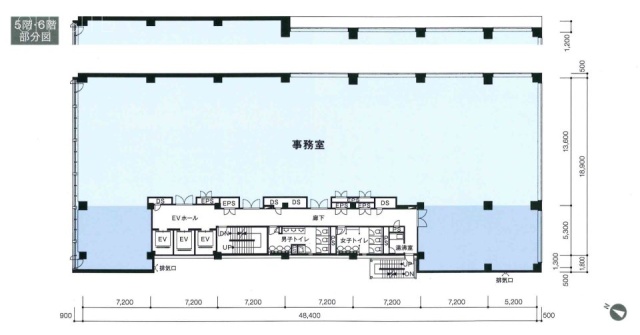 麹町スクエアA 間取り図