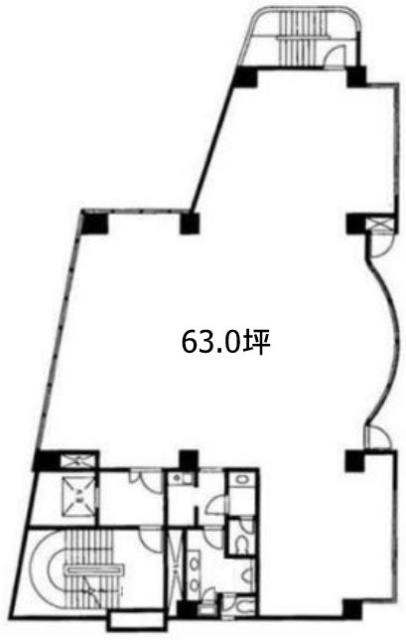 YK駿河台ビル5F 間取り図