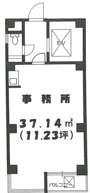 前川ビル3F 間取り図