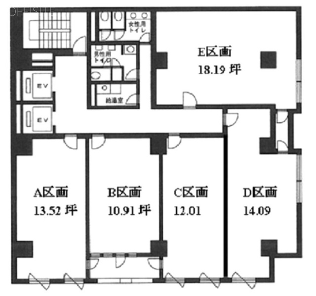 本町アンバービルC 間取り図