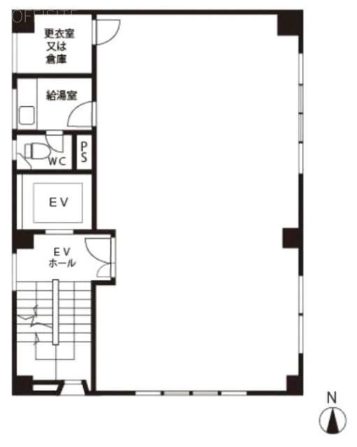 アワヅビル3F 間取り図