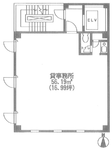 松本ビル3F 間取り図