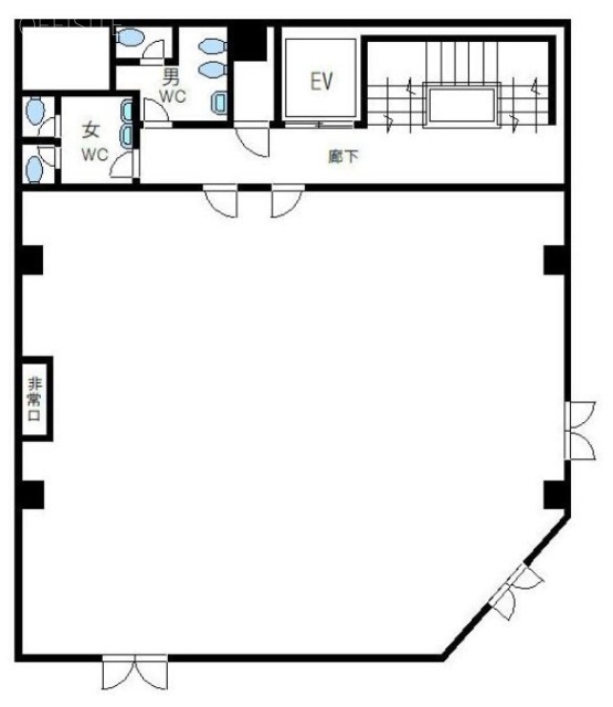 関内南口ビル4F 間取り図