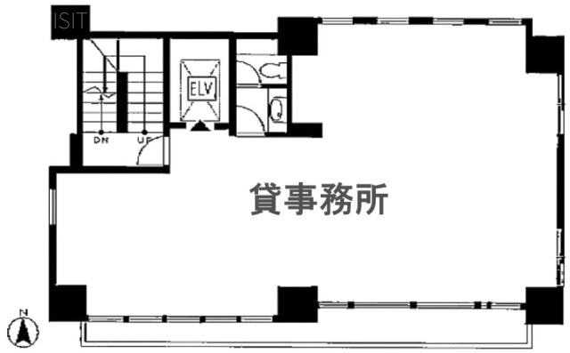 クリエイト紀尾井町ビル9F 間取り図