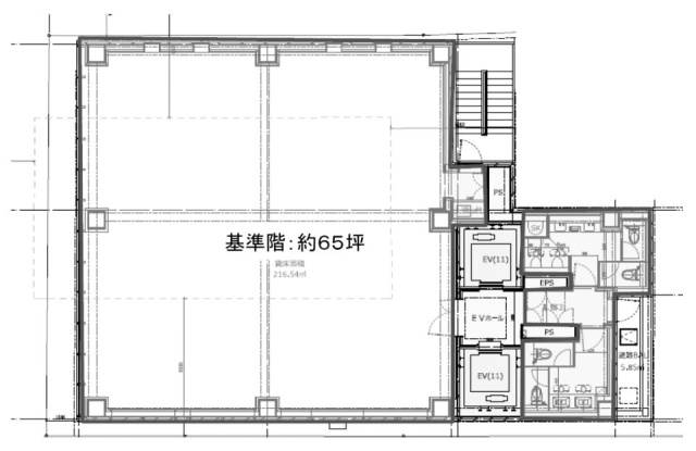 SーGATE FIT八丁堀5F 間取り図
