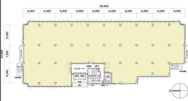 芝公園3丁目ビル1F～6F 間取り図