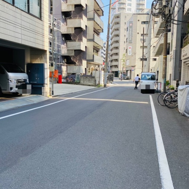 藤井第2ビル ビル前面道路